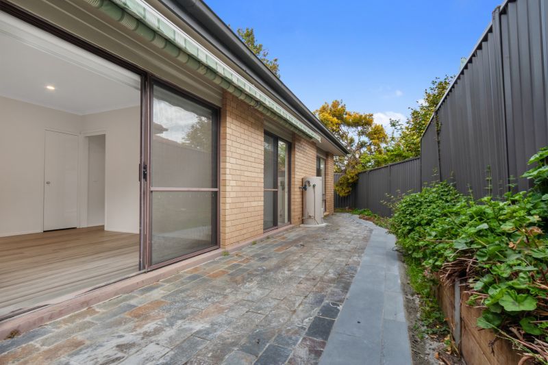 Two-bedroom plus study unit with private backyard