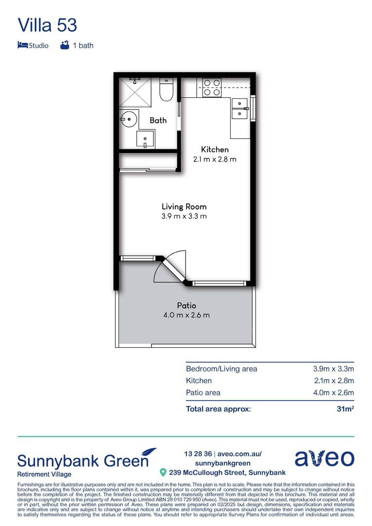 Low maintenance studio