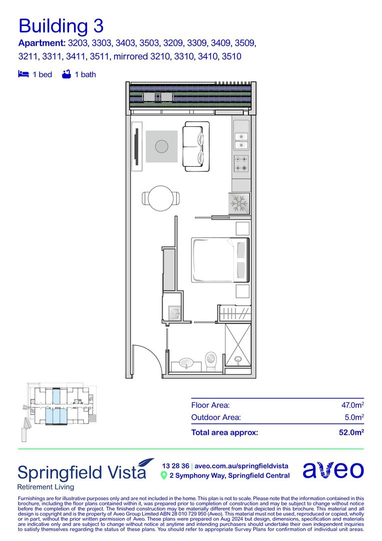 Coming Soon - Studio Apartment with elevated views