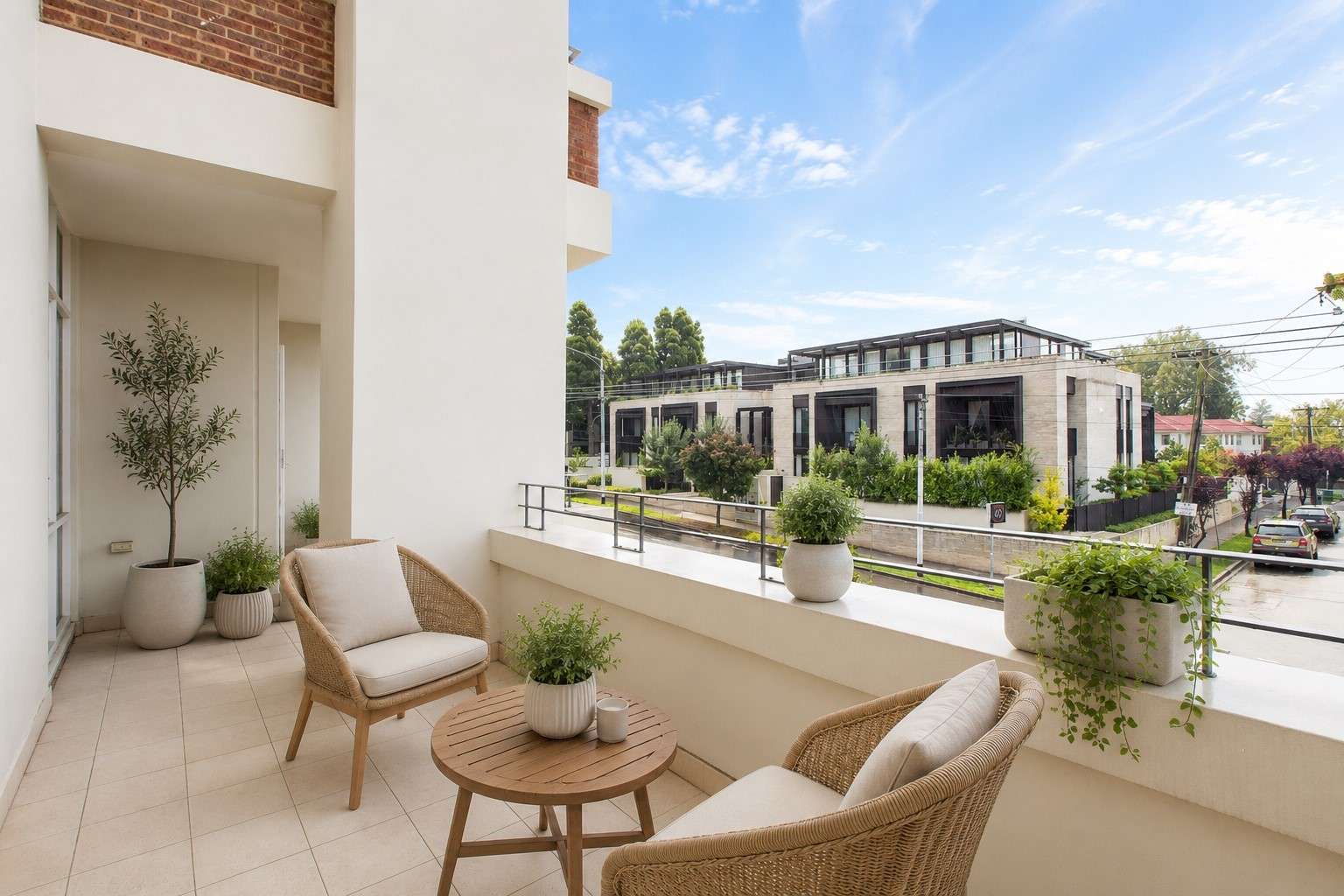 Stylish north-facing two-bedroom apartment!