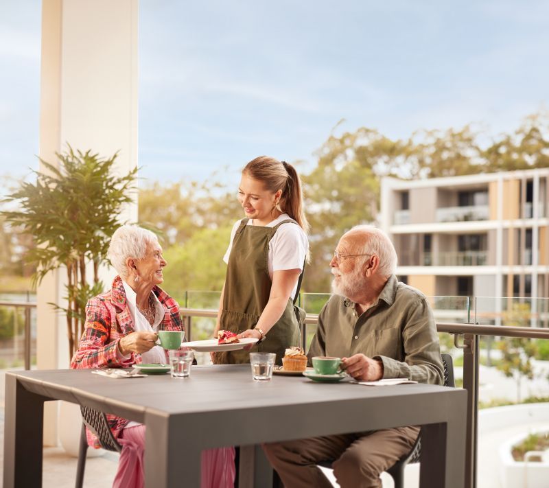 East-facing, two-bedroom apartment with a peaceful nature reserve outlook