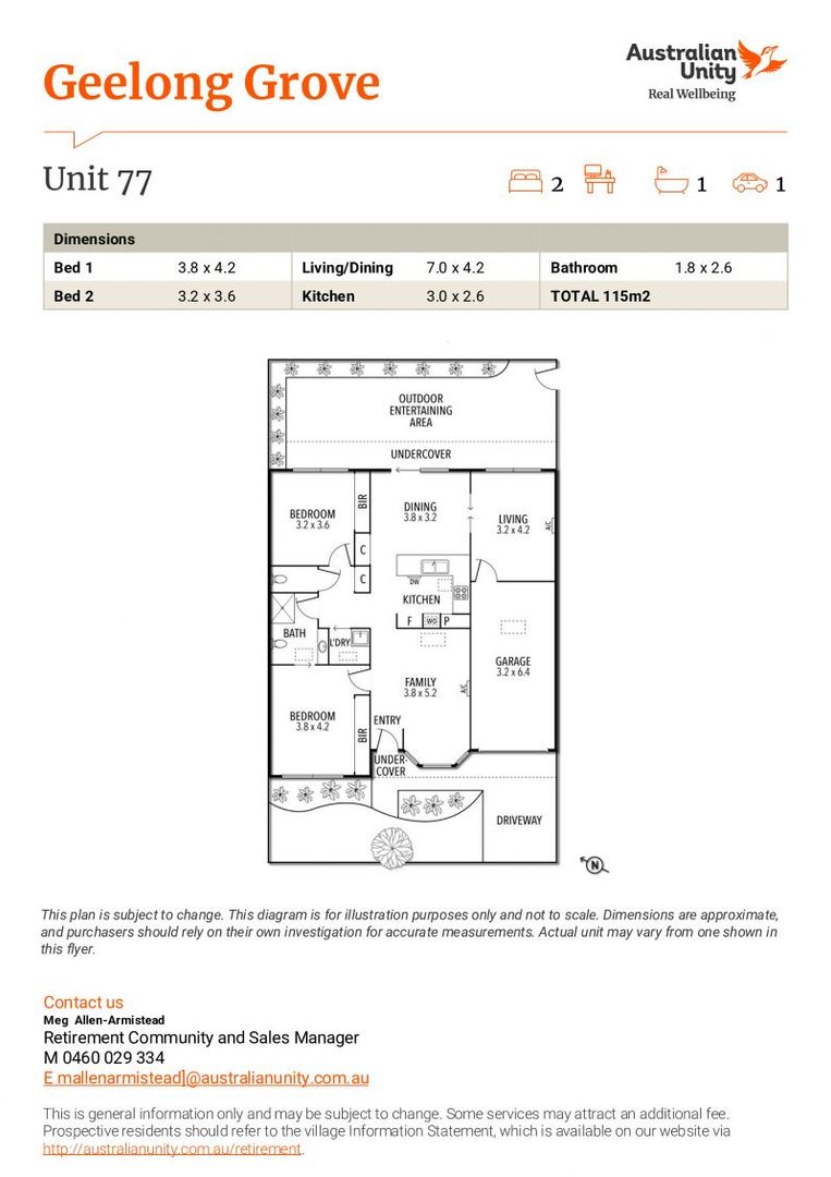 One of Geelong Grove's Largest and Best-Located Unit's
