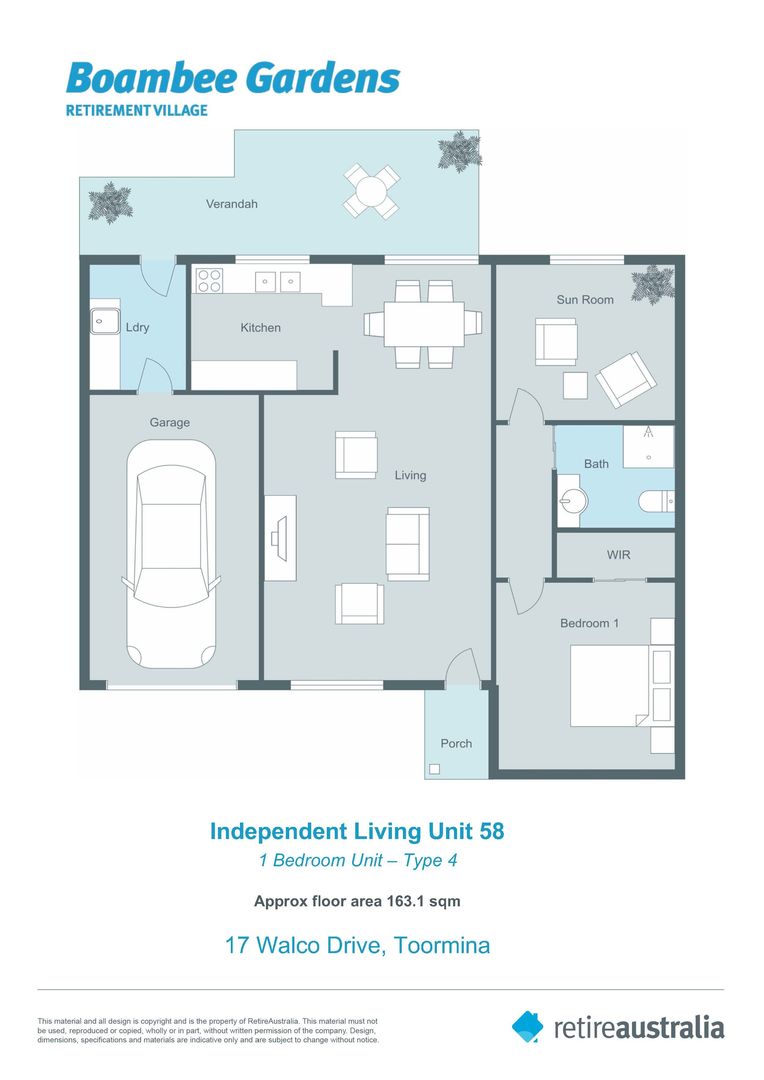 Soon to be refurbished Independent Living Unit 