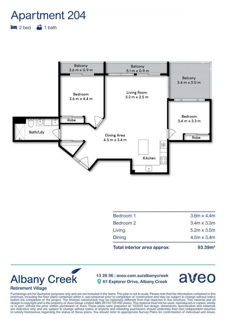 Two-bedroom apartment in vibrant community