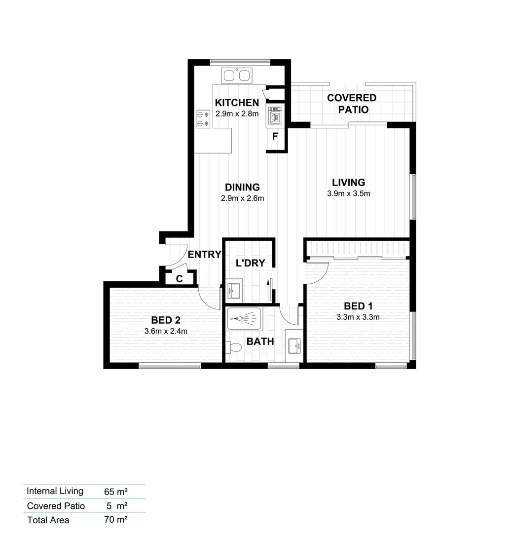Modern, Northerly Aspect and Level Access