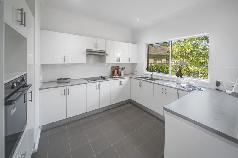 Modern villa with water views