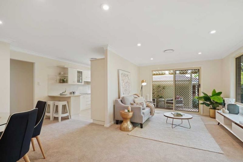Immaculate villa perfectly positioned beside 12 acres of parklands