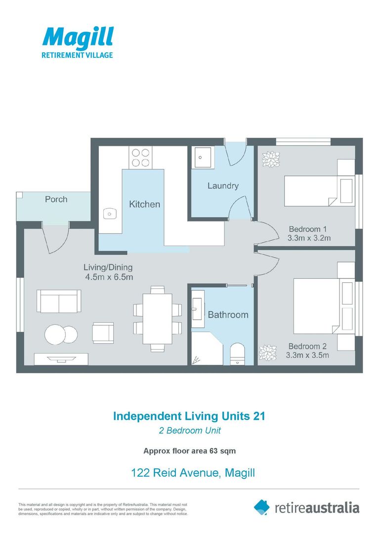 Our recently renovated flexi unit is conveniently located across from the Community Centre