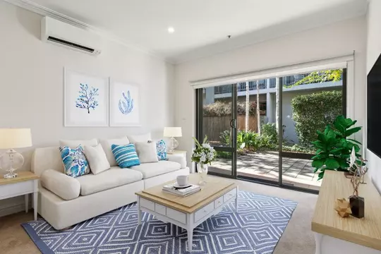 Delightful one-bedroom apartment on the ground floor