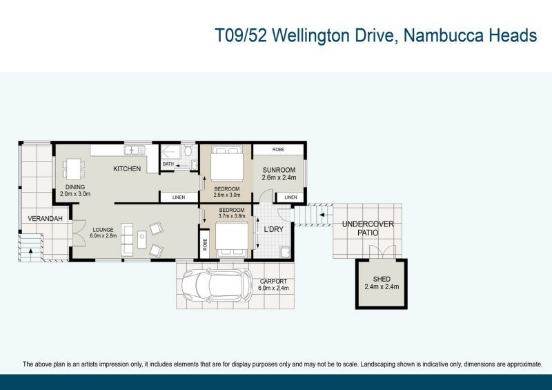 Quiet Street, Overlooking the Reserve