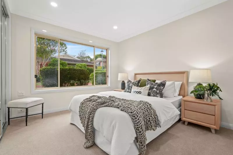 East facing villa with rear patio perfect for entertaining.