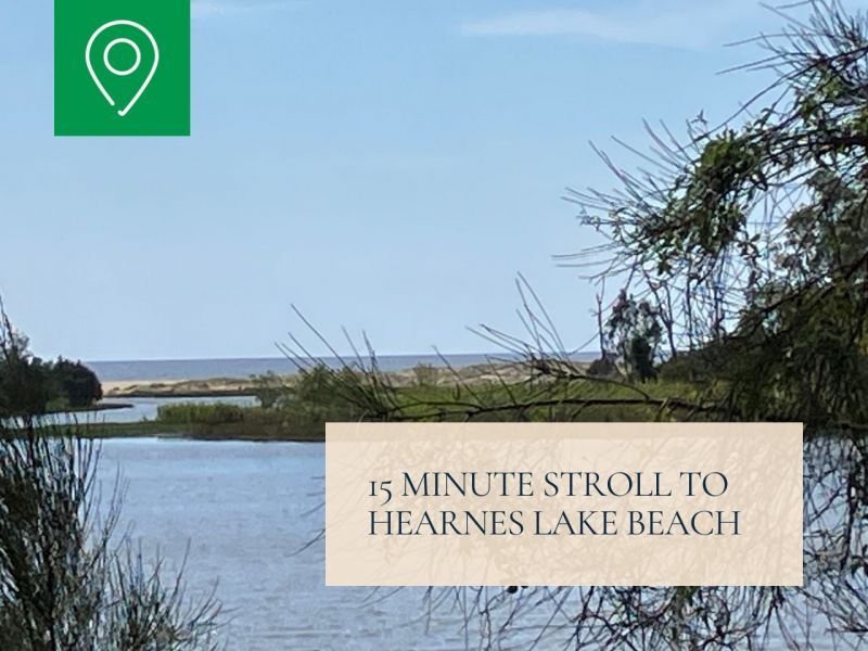 Overlooking nature reserve