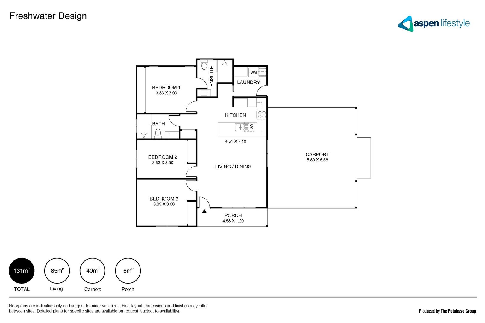 THE FRESHWATER (Skillion)- Brand new, 3 Bedroom, Selling off the Plan