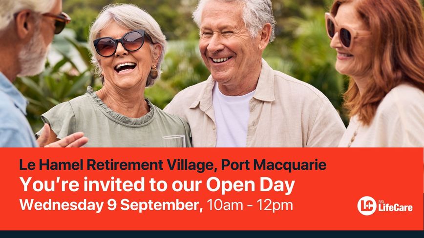 RSL LifeCare Le Hamel Retirement Village Open Day