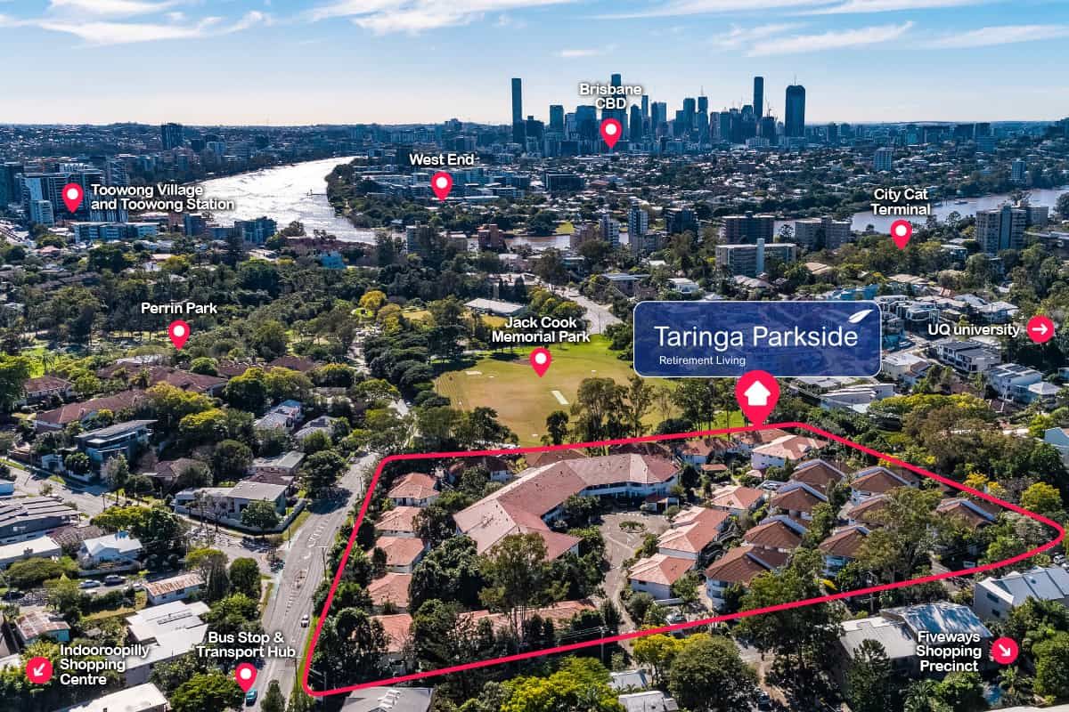 Retirement living amid serene landscapes and architectural elegance