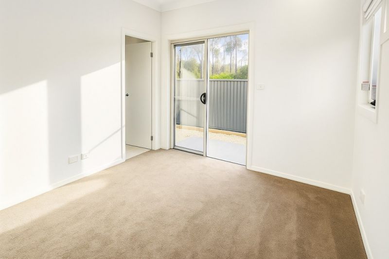 Corner block facing bush