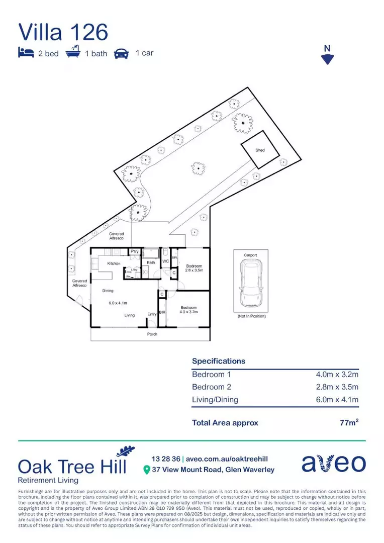 Beautiful two-bed villa in a great location