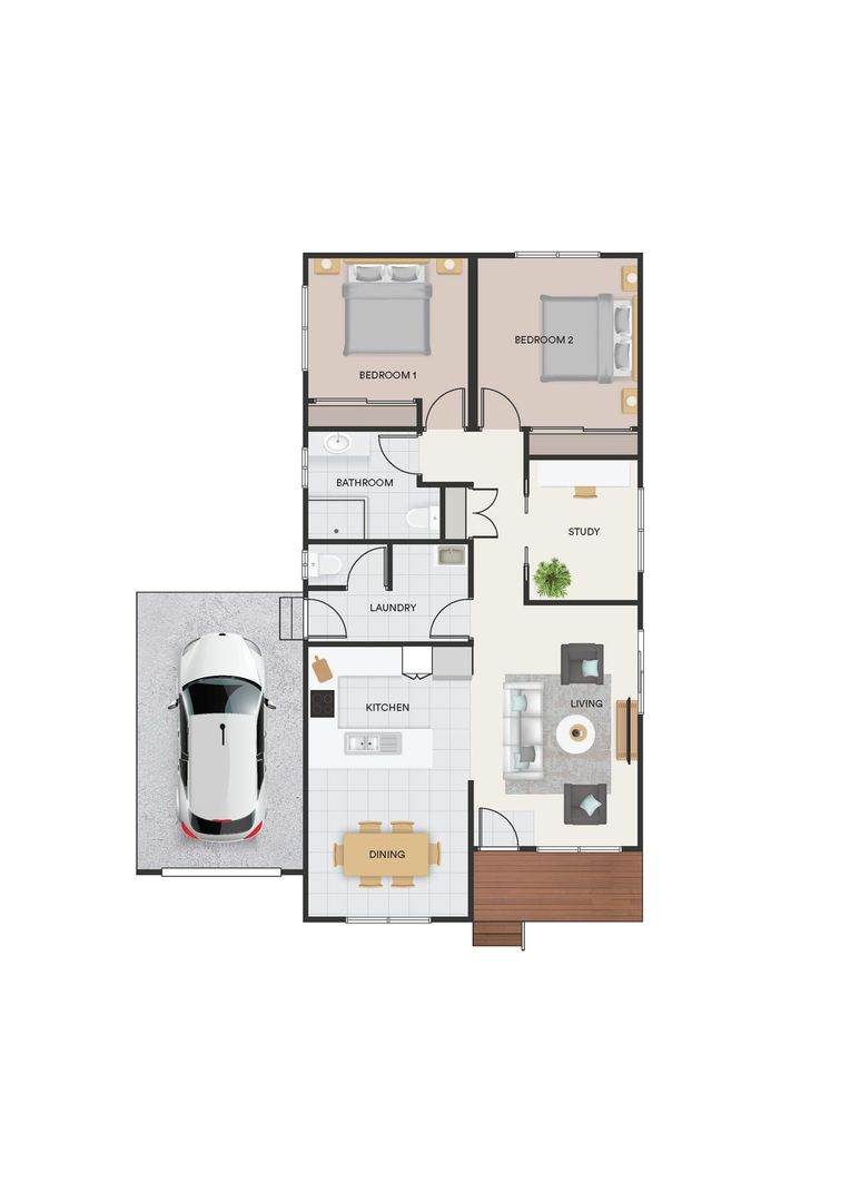 Lifestyle Communities Shepparton - Spacious two-bedroom plus study