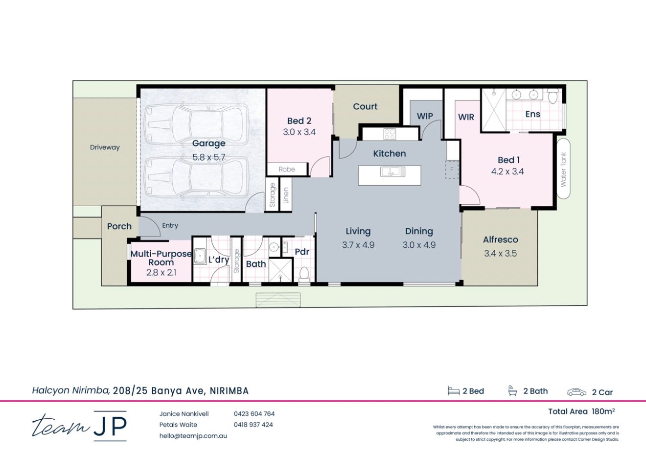 Halcyon Nirimba - Home 208 - Over 50’s Luxury Resort (Avoca design)