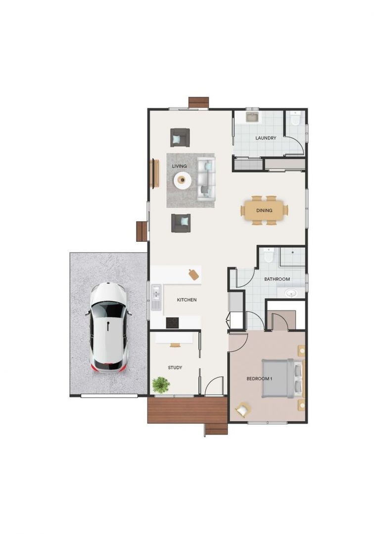 Lifestyle Communities Casey Fields - Spacious 2-bedroom home with study packed with features