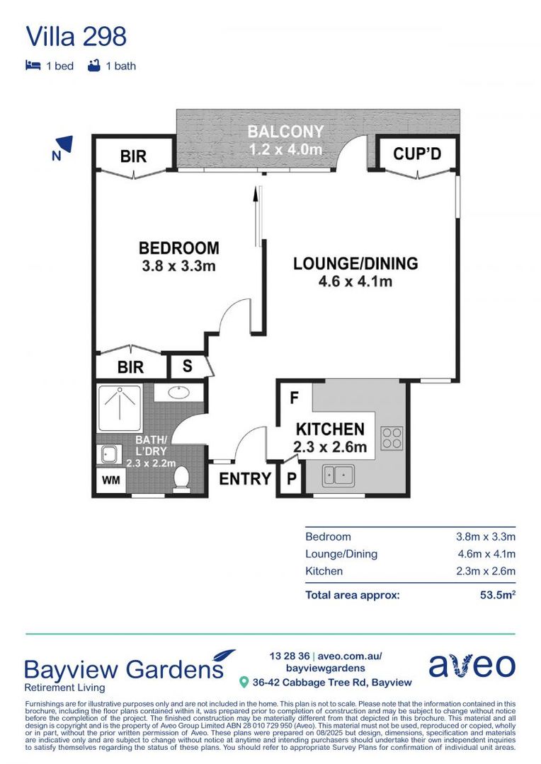 Low-maintenance living in a leafy village setting