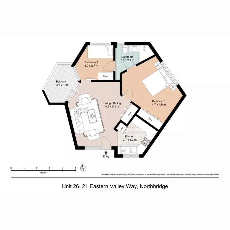 Northbridge Gardens - 2 Bedroom Unit