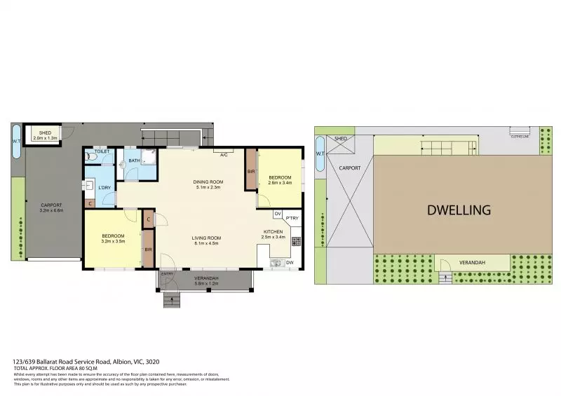 Quiet, Corner Location – Spacious Design