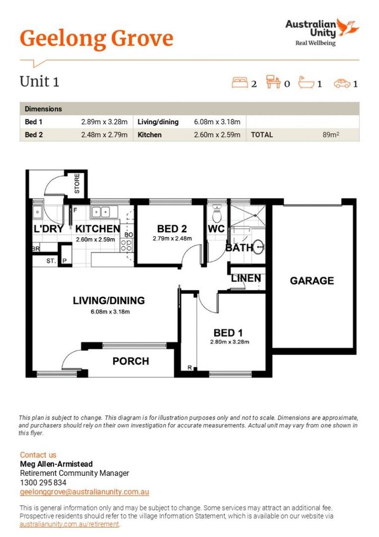 Stunning 2 bed unit with Garden Views
