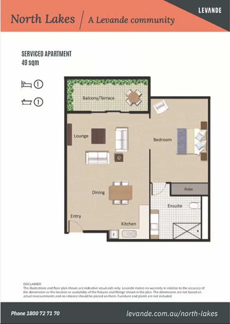 One Bedroom | Serviced Apartment 418