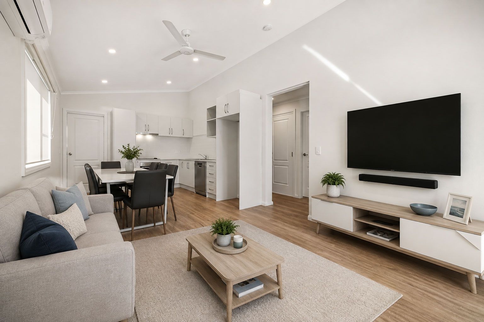 Modern 2-bedroom home