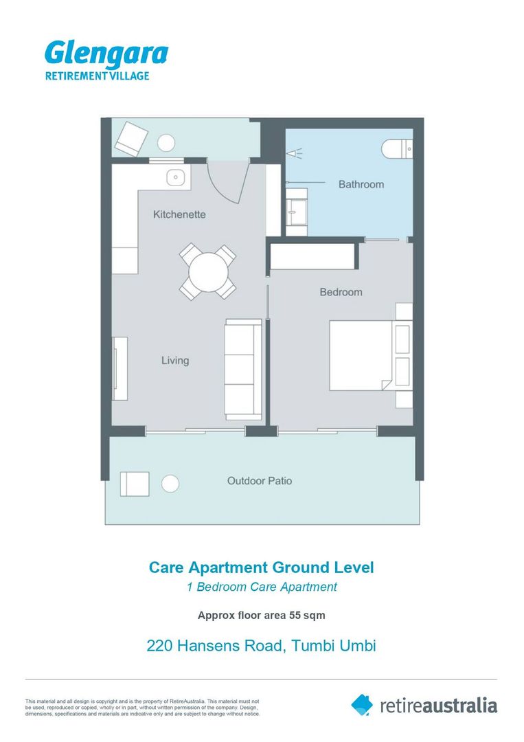 Corner ground floor apartment