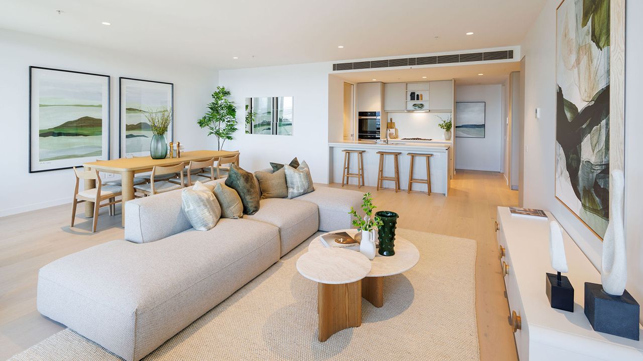 Entertainers delight with stunning city and water views at Waterline Place, Williamstown