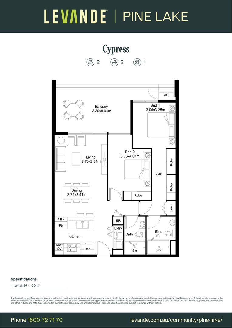 Two Bedroom | Apartments - Enquire for availability