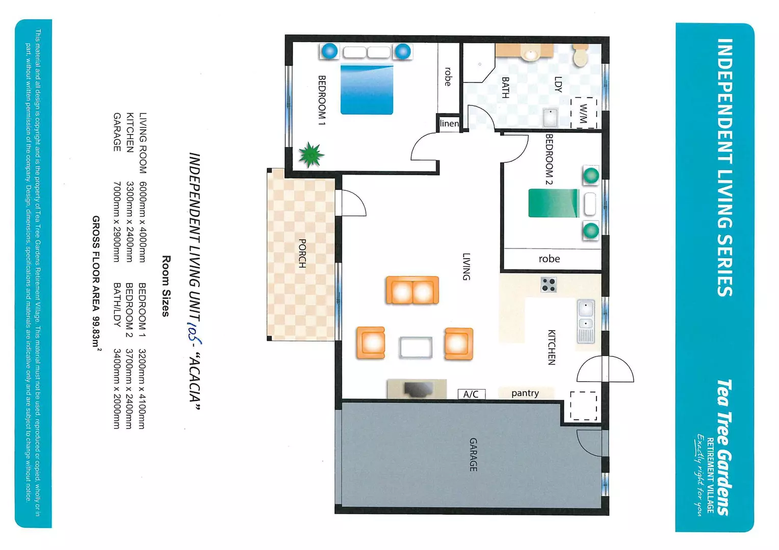 Spacious two bedroom unit in an ideal location 