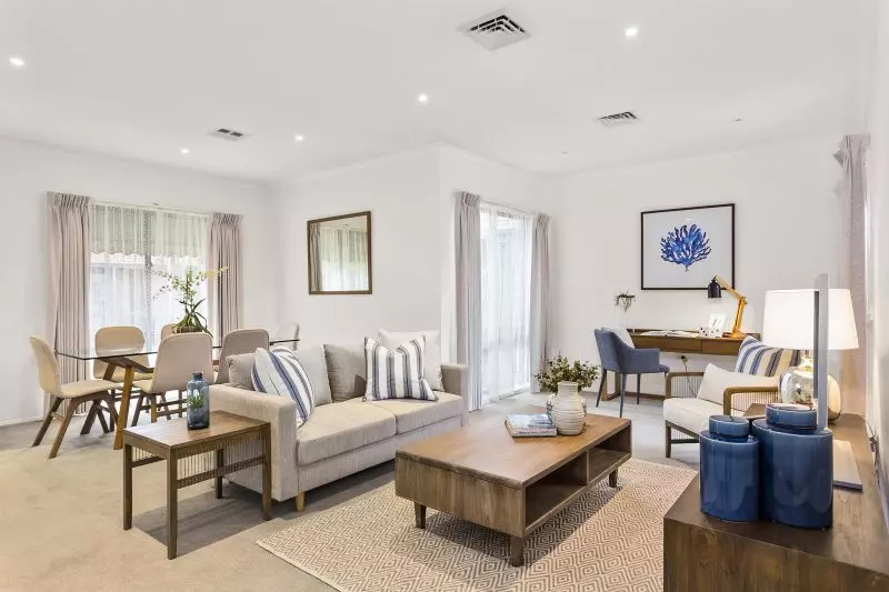 Enjoy serene living in this modern two-bedroom villa