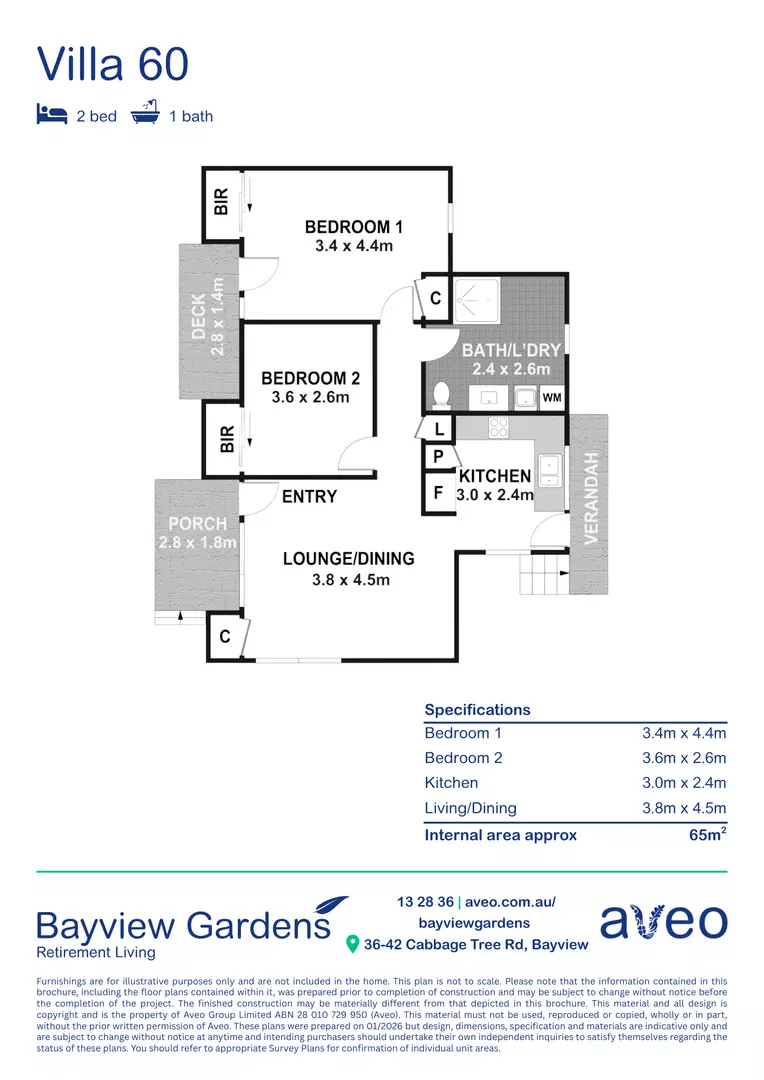 60/36-42 Cabbage Tree Road Bayview, NSW 2104