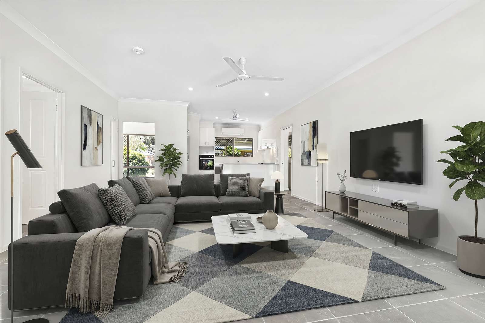 Two-bedroom villa with ensuite and garage