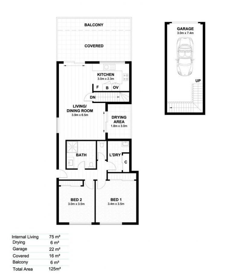 Well Designed, Light Filled Apartment