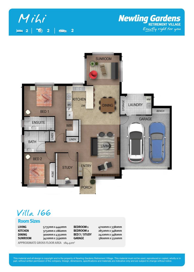 Live your retirement dream in garden surrounds!