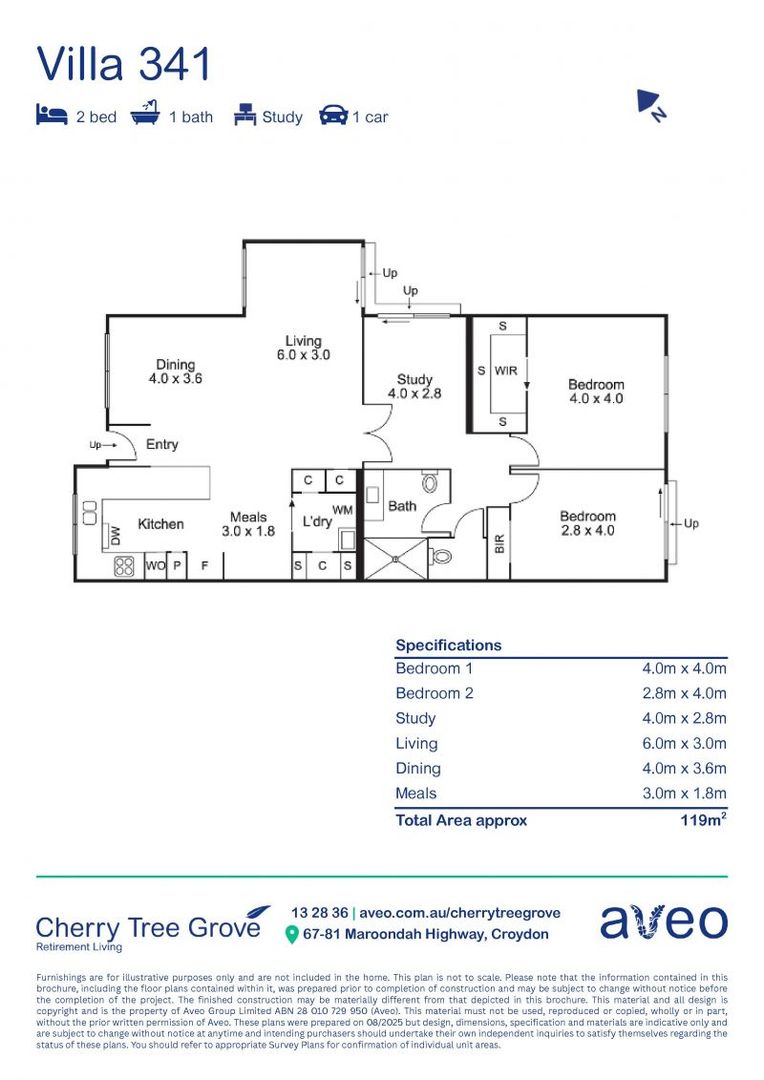 Beautifully refurbished two-bedroom plus study