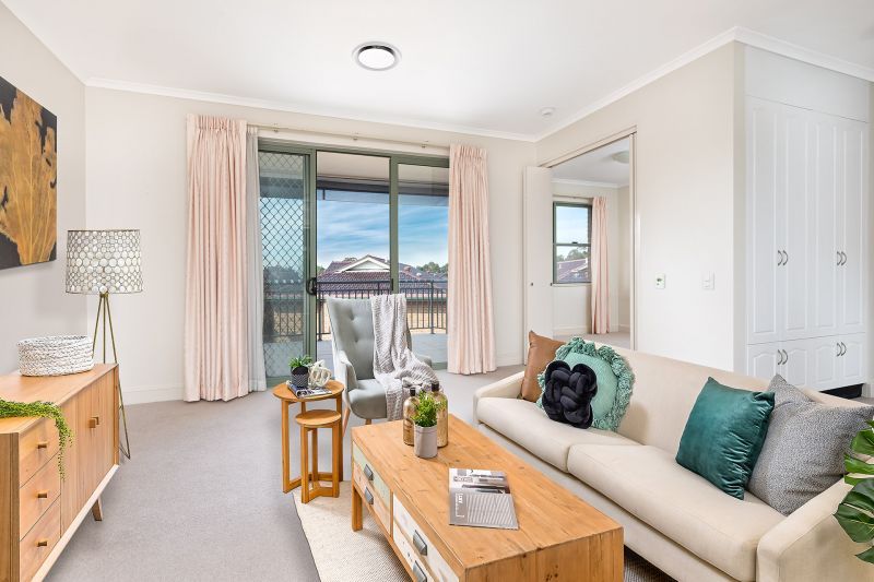 Enjoying lovely village and district views from a sunny north-east corner position