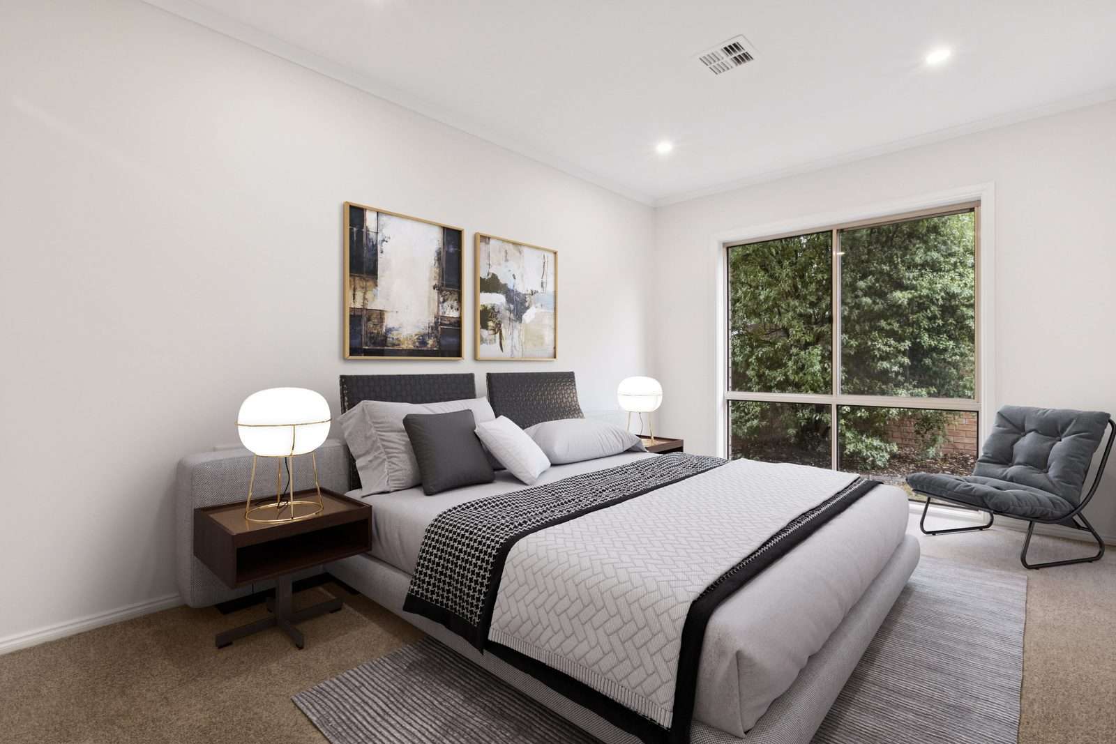 Modern, Move-In Ready Villa with Sunny Courtyard