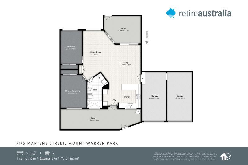 Two Bed with Double Garage, located in a sought-after community.