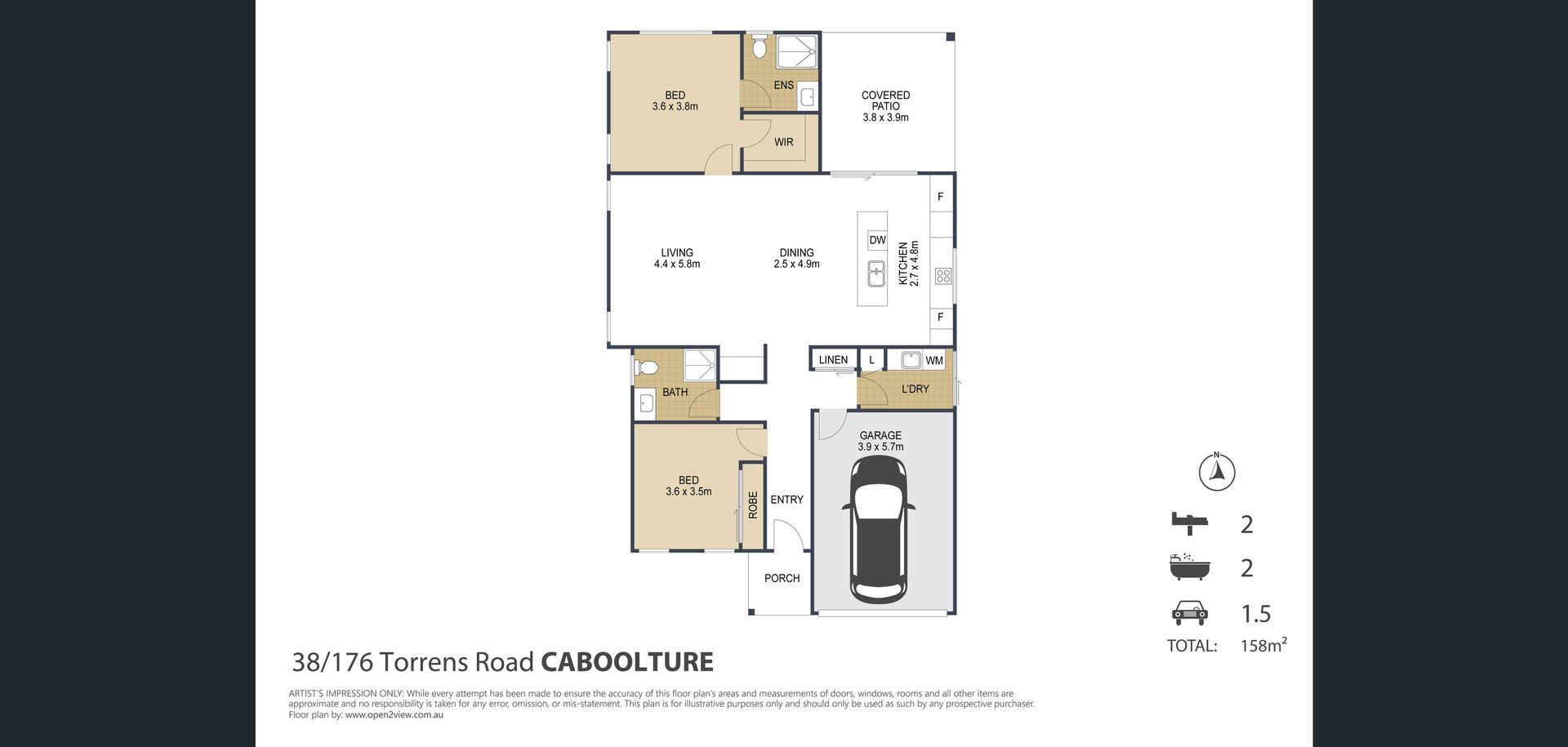 Charming 2-Bedroom Home in Vantage Caboolture Riverfront Community