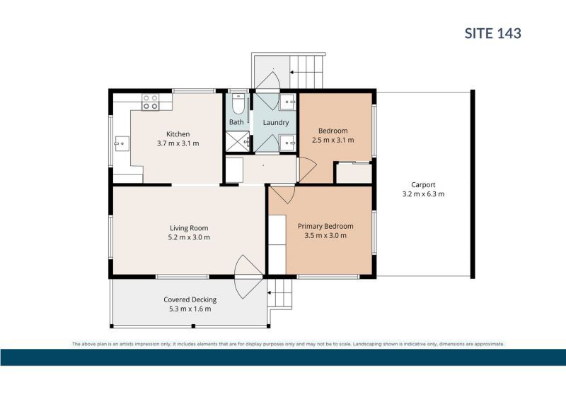 Fresh, Easy Living with Private Front Deck