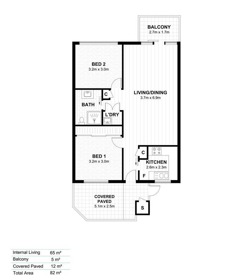 Bush-view Retreat with Open-plan Living and Private Balcony