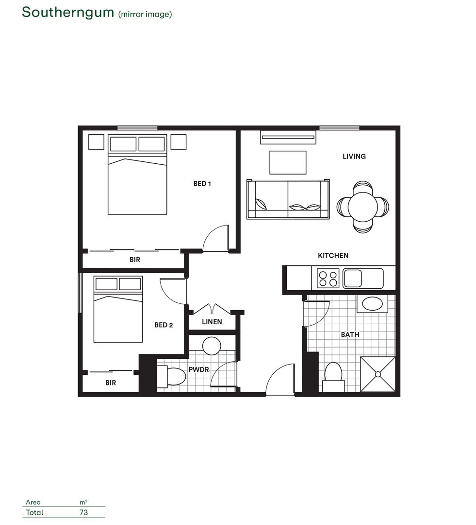 Light-Filled Serviced Apartment with Leafy Views
