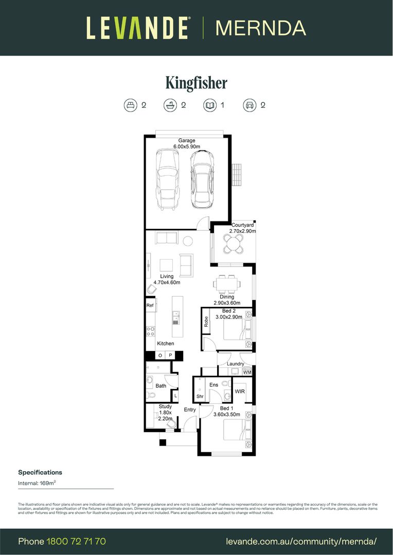 Two Bedroom + study | Villa 277