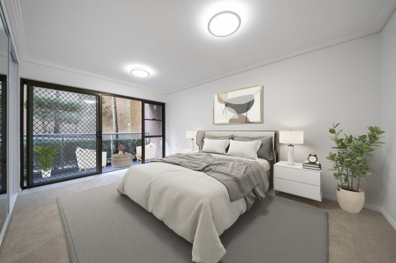 Ground-floor unit with bush views
