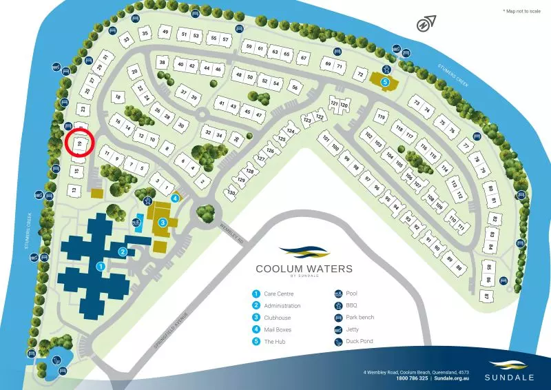 Prime waterfront location!